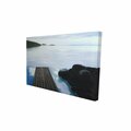 Begin Home Decor 12 x 18 in. Evening on the Dock-Print on Canvas 2080-1218-CO157